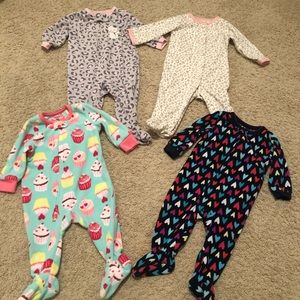 Carters fleece sleepers